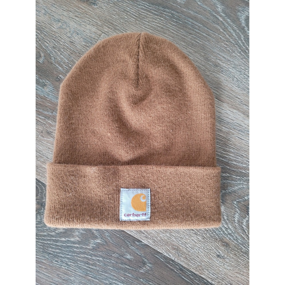 Carhartt Child Youth Brownn Beanie Acrylic Watch Hat One Size Fits Most #2